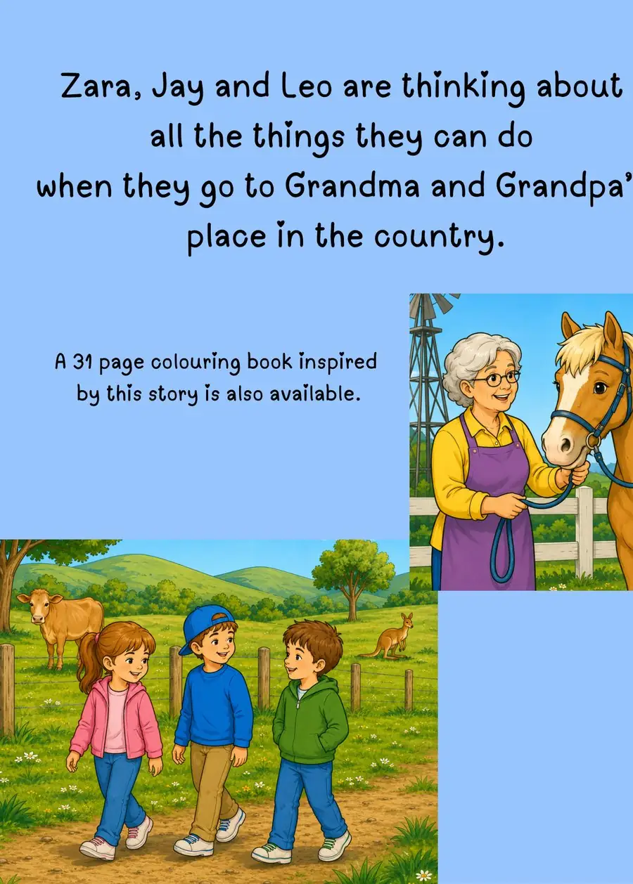 Back cover of Going to Grandma's Place
